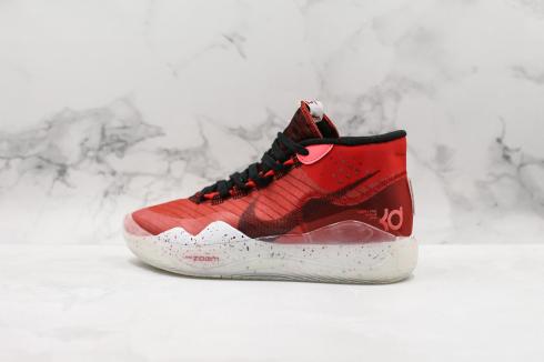 Nike Zoom KD 12 EP University Red Black White Shoes AR4230-900