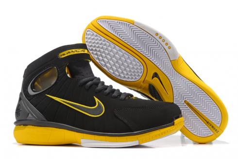 Nike Air Zoom Huarache 2K4 Kobe Black Yellow Men Basketball shoes 308475-003