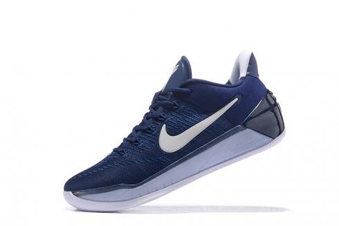 Nike Kobe A.D. Midnight Navy Pure Platinum White Basketball Shoes 852425 406