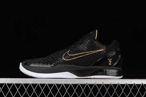 Nike Zoom Kobe 6 Black Del Sol Metallic Gold White KB0824-127