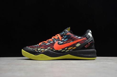 Nike Zoom Kobe 8 System GC Christmas Black Bright Crimson Fiberglass Vivid Sulphur 555286-060