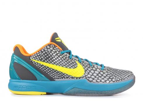 Zoom Kobe 6 Helicopter Blue Grey Dark Total Yellow Vbrnt Glass 429659-005