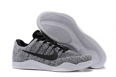 Nike Zoom Kobe XI 11 Elite PE Low Men Basketball Shoes Oreo White 822675-100