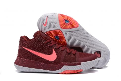 Nike Kyrie 3 Men Shoes Sneaker Basketball Spekle Pack White Crimson Pink