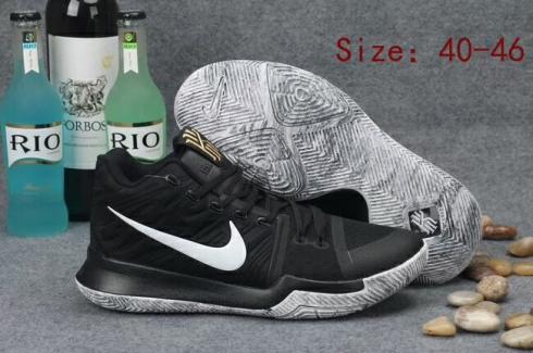 Nike Zoom Kyrie 3 EP Men Basketball Shoesk Black White New