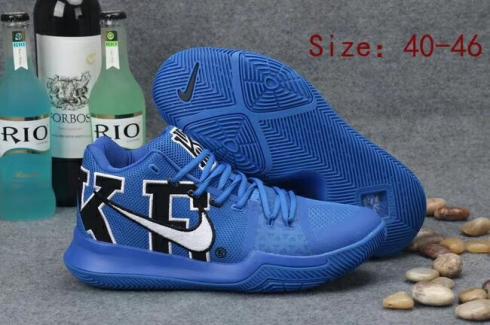 Nike Zoom Kyrie 3 EP Men Basketball Shoesk Blue Black White