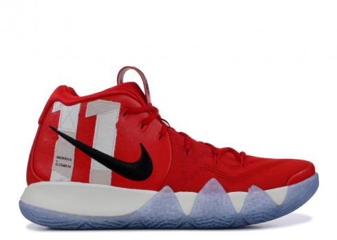 Nike Kyrie 4 Boston University Pe Sail Black Red BQ2753-600