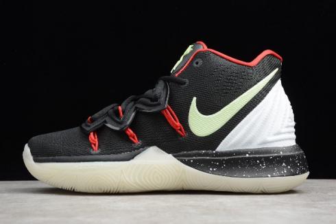2019 Nike Kyrie 5 Uncle Drew Black White Red AV7917 991
