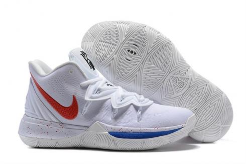 Nike Kyrie 5 EP UCONN White Blue Red AO2918