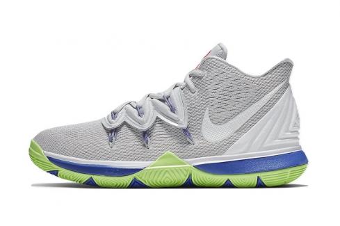 Nike Kyrie 5 GS Wolf Grey White Lime Blast AQ2456-099