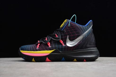 Nike Kyrie V 5 EP All Star Black Pink Ivring Basketball Shoes AO2919-112