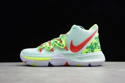 Nike Kyrie V 5 EP Youth Elite Competition Green Red Ivring Basketball Shoes AO2919-168