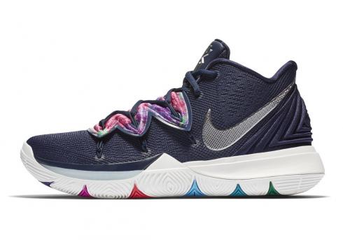 Nike Zoom Kyrie 5 GS Galaxy Multi Color Basketball Shoes AQ2456-900