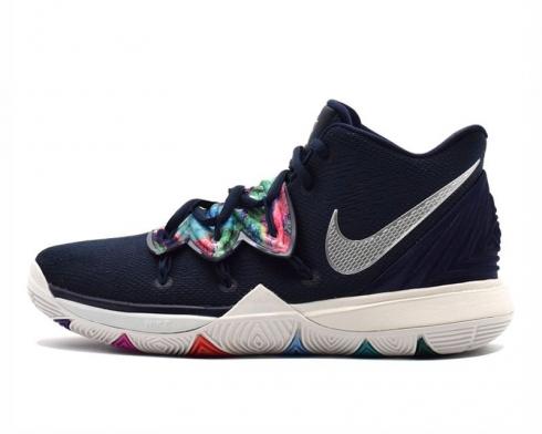 Nike Zoom Kyrie 5 GS Galaxy Multi Color Basketball Shoes BAQ2456-900