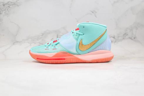 2020 Nike Kyrie 6 EP Concepts Mint Green Gold Pink CU8880-300 for Sale