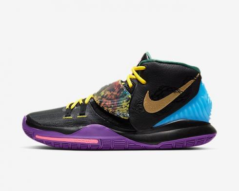 Nike Zoom Kyrie 6 Chinese New Year Black Metallic Gold Laser Blue CD5030-001