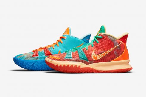 Nike Zoom Kyrie 7 Sneaker Room Fire and Water Multicolor DO5360-900