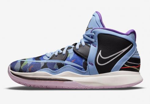 Nike Zoom Kyrie 8 Infinity EP Blue Black Purple Green Gold DC9134-400