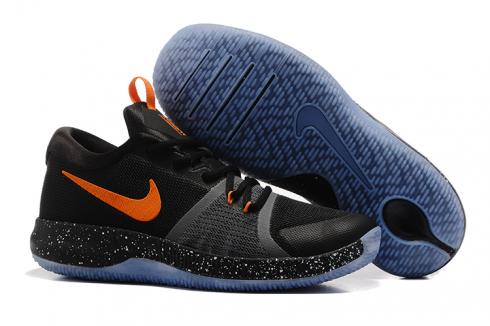 Nike Zoom Assersion EP Men Basketball Shoes Black Orange 911090