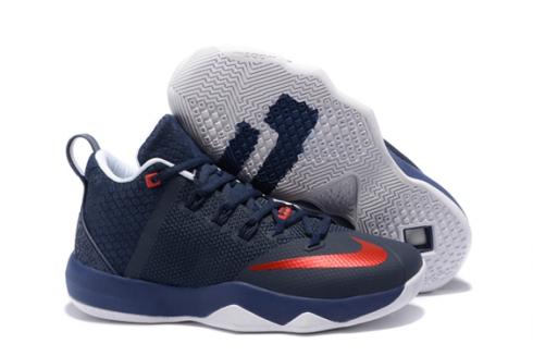Nike Ambassador IX 9 Navy Blue Red White Men Basketball Shoes