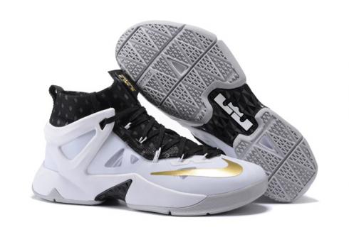 Nike Ambassador VIII 2016 Basketball Shoes White Metallic Gold Black 818678-170