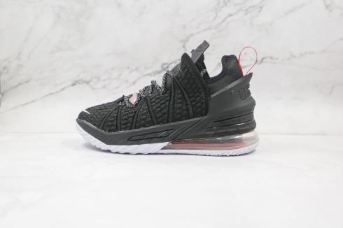 Nike LeBron 18 Bred Black White University Red CW2760-001