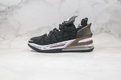 Nike LeBron 18 XVIII Bred Black White CQ9283-007