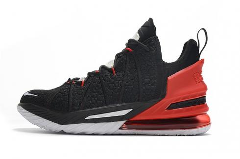 Nike LeBron 18 XVIII Low EP Black White Red CW2760-006