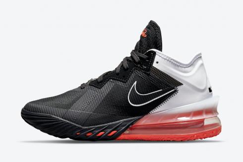 Nike Zoom LeBron 18 Low Heart Of Lion Bright Crimson White Black CV7562-002