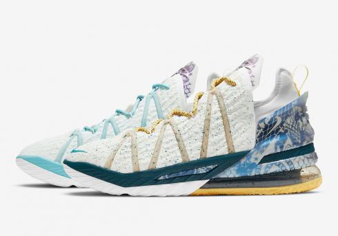 Nike Zoom LeBron 18 Reflections Flip White Multi-Color DB8148-100