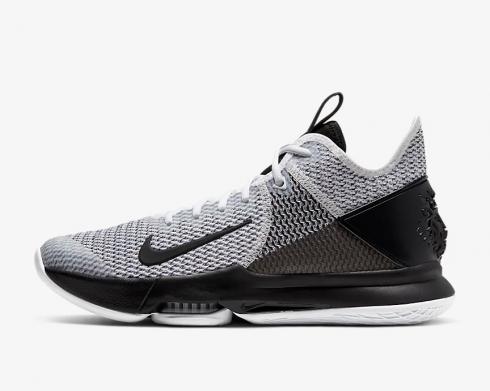 Nike Zoom LeBron Witness 4 White Black Grey BV7427-101