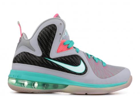 Lebron 9 GS South Beach Mnt Candy Grey Pink Green Fl Wolf New 472664-006