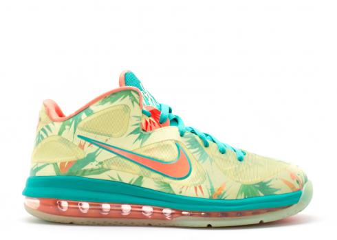 Lebron 9 Low Lebronald Palmer Yellow Teal Floridian BOM338141