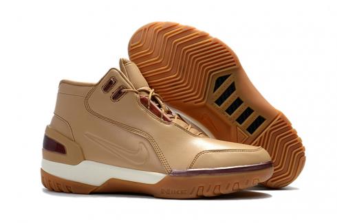 Nike Zoom Lebron I 1 limited edition brown white Men Basketball Shoes