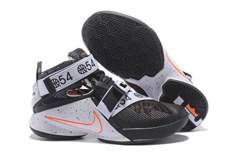 Nike Zoom Soldier 9 IX Black White Orange Women Shoes 810803-015