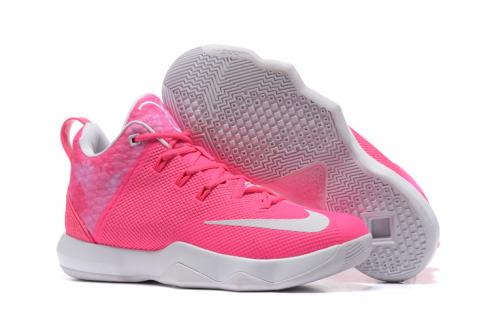 Nike Zoom Soldier 9 IX pink white Men Basketball Shoes