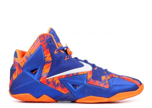 Lebron 11 Florida Gators Away Orange Royal HO13MNBSKT144