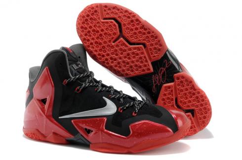 Nike Zoom Lebron XI 11 Men Basketball Shoes Black Red 621712-001