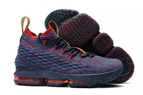 Nike Zoom Lebron XV 15 Women Basketball Shoes Deep Blue Red