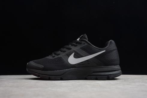 Nike Air Zoom Pegasus 30 Black Metallic Silver 599205-003 Breathable Running