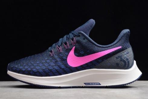 Wmns Nike Air Zoom Pegasus 35 Obsidian Pink Blast Summit White 942855 401