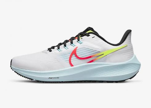 Nike Air Zoom Pegasus 39 White Bright Crimson Black Volt DX3350-100