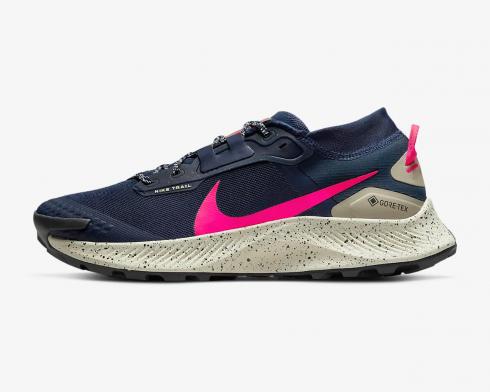 Nike Air Zoom Pegasus Trail 3 Gore-Tex Obsidian Matte Olive Citron Tint Siren Red DC8793-401