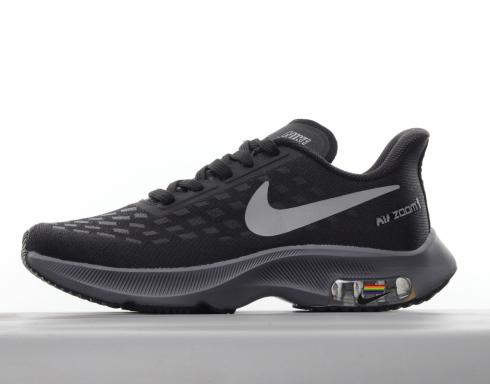 Nike Air Zoom Winflo 1 Black Silvery Grey 615566-602