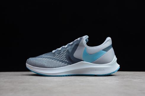 Nike Zoom Winflo 6 Obsidian Mist Blue Lagoon Men Running Shoe Sneaker AQ7497-400