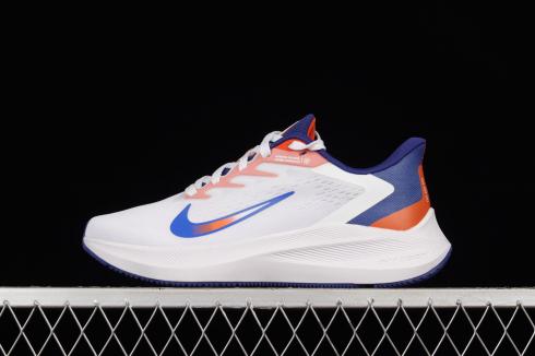 Nike Zoom Winflo 7 Orange Dark Blue White DN4242-141