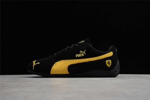 Future Cat Leather SF x Puma Black Yellow Shoes 300833-02