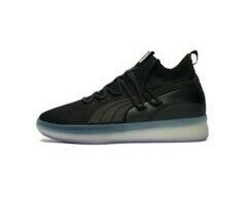 Puma Basketball Clyde Court Black Electric Purple Mens 191715-06