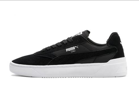 Puma Cali Summer Sneakers Black White Mens Shoes 369283-04