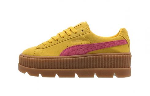 Puma Fenty x Wmns Cleated Creeper Lemon Carmine Vanilla Ice 366268-03